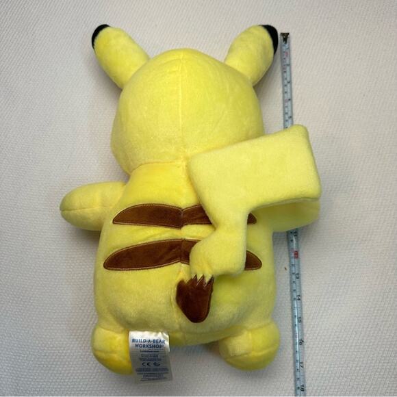 Build A Bear Pokémon Pikachu LG Plush Stuffed Animal Sound 2021 Nintendo - Picture 3 of 5